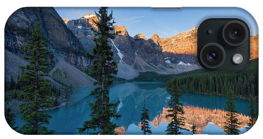 Moraine Sunrise iPhone Case featuring the photograph Moraine Sunrise by Michael Blanchette Photography