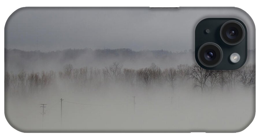 Arkansas iPhone Case featuring the photograph Morning Fog on the Delta by Al Griffin
