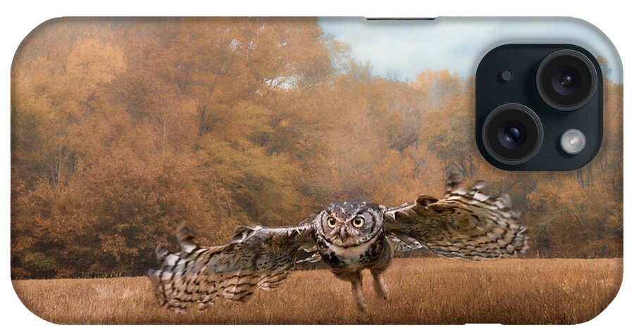 Jai Johnson iPhone Case featuring the photograph Morning Mouse Hunting by Jai Johnson