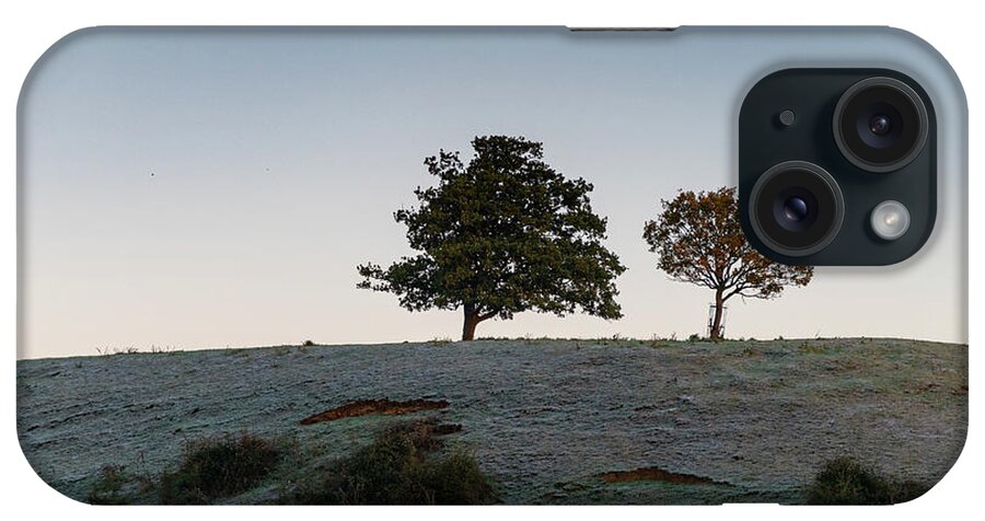 Shenington iPhone Case featuring the photograph Morning Trees by Mark Hunter
