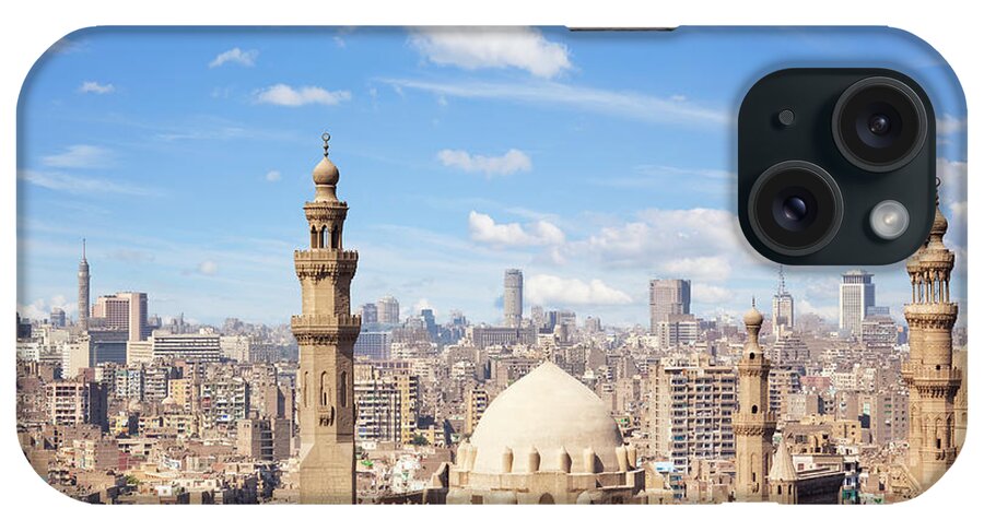 Downtown District iPhone Case featuring the photograph Mosque-madrassa Of Sultan Hassan Cairo by Cinoby