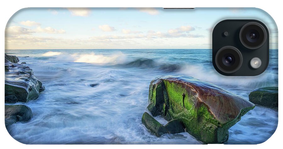 Moss Rock iPhone Case featuring the photograph Moss Rock by Joseph S Giacalone