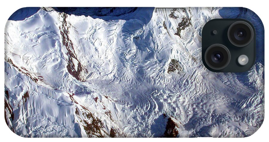 Alaska iPhone Case featuring the photograph Mountaintop Snow by Mark Duehmig