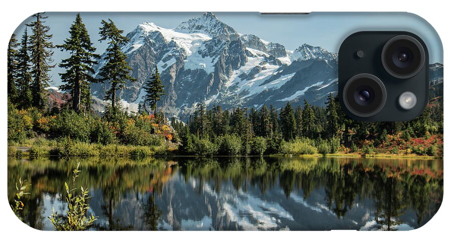 Mt. Shuksan iPhone Case featuring the photograph Mt. Shuksan in the Fall by E Faithe Lester