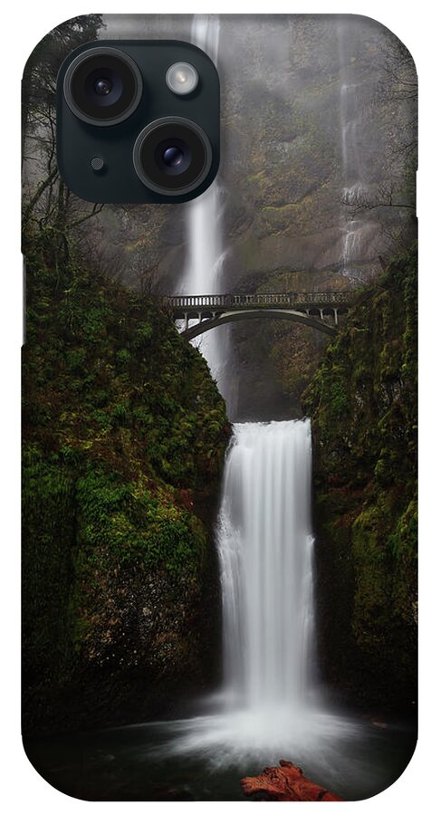 Scenics iPhone Case featuring the photograph Multnomah Fall by Helminadia