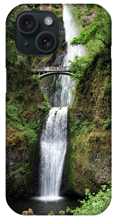 Multnomah Falls iPhone Case featuring the photograph Multnomah Falls 3399 by Jack Schultz