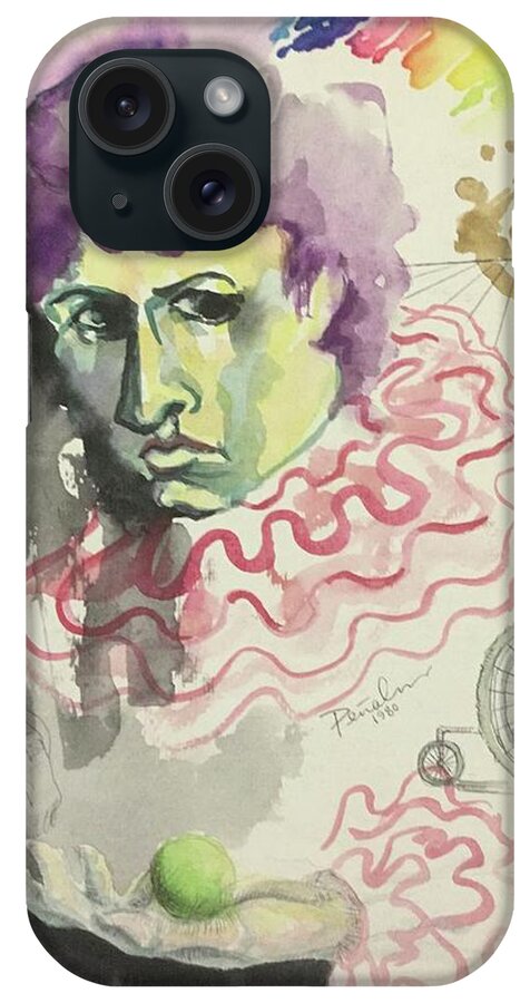 Ricardosart37 iPhone Case featuring the painting Muse by Ricardo Penalver deceased