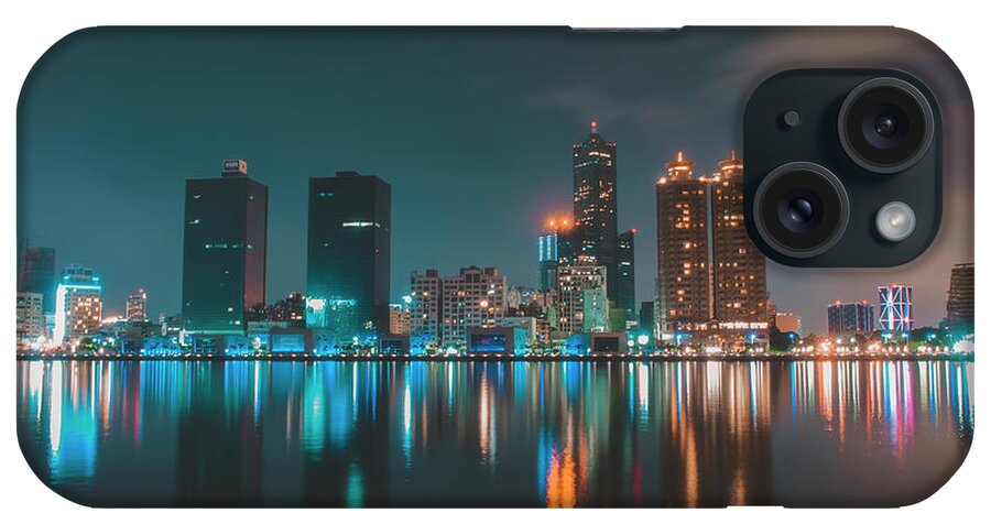 City iPhone Case featuring the photograph My city by Ken Ming-chang
