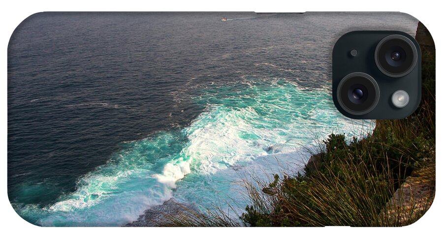 2 iPhone Case featuring the photograph Mystery Of 2 Colours Of Ocean by Miroslava Jurcik