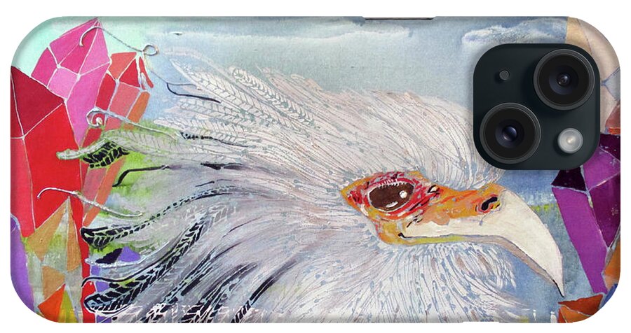 Mystic Secretary iPhone Case featuring the painting Mystic Secretary by Lauren Moss