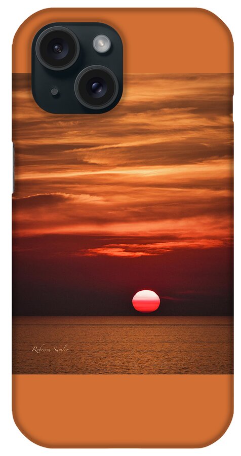 Sunset iPhone Case featuring the photograph Nature's Fireworks by Rebecca Samler