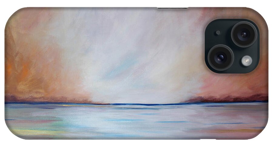 Light iPhone Case featuring the painting Nature's Light by Stacey Zimmerman