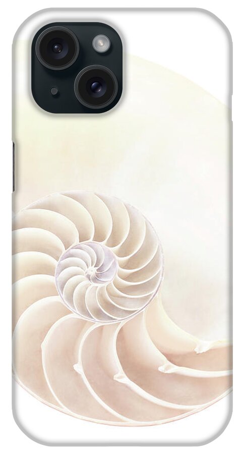 Curve iPhone Case featuring the photograph Nautilus Shell, Close-up by Gavin Kingcome/spl