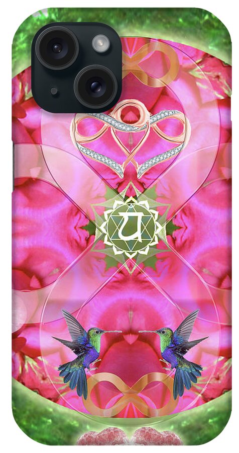 Love iPhone Case featuring the digital art NeverEnding Love by Alicia Kent