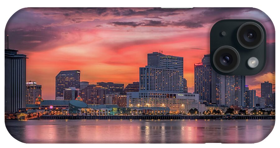 Sunset iPhone Case featuring the photograph New Orleans Sunset by Susan Rissi Tregoning