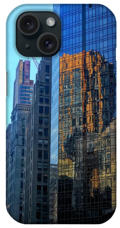  iPhone Case featuring the photograph New York Reflections by Jack Wilson