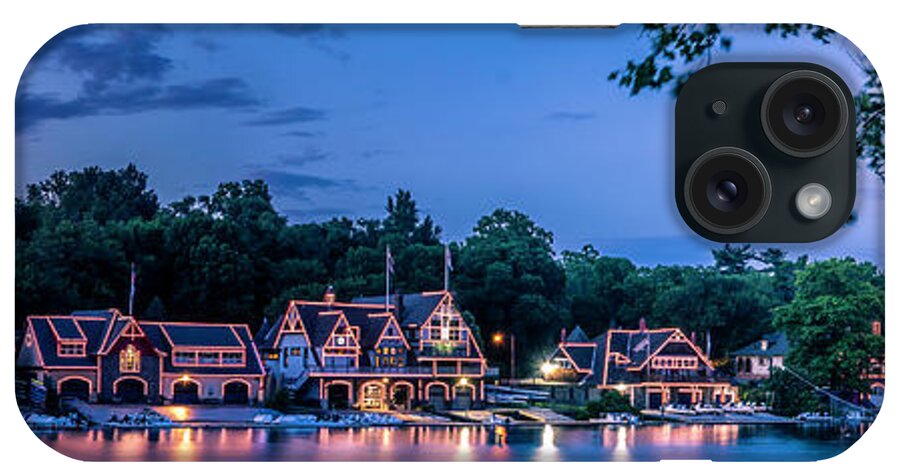 Boat House Row iPhone Case featuring the photograph Night at Boat House Row by Nick Zelinsky Jr