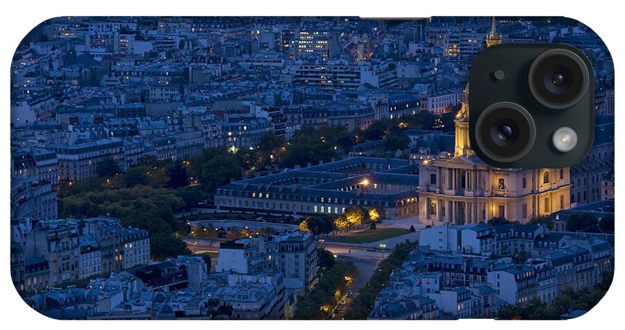 Tranquility iPhone Case featuring the photograph Night View Of City by Thierry Pix