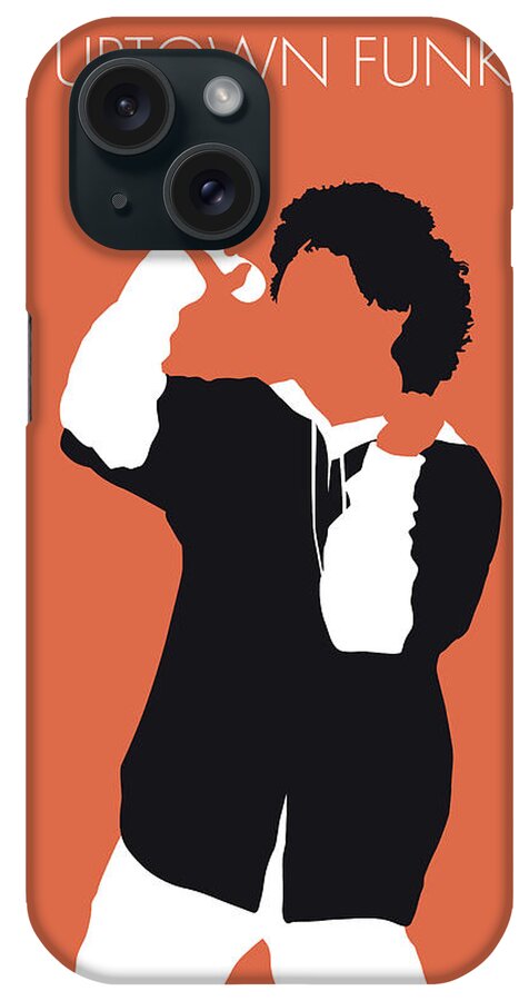 Bruno iPhone Case featuring the digital art No223 MY BRUNO MARS Minimal Music poster by Chungkong Art