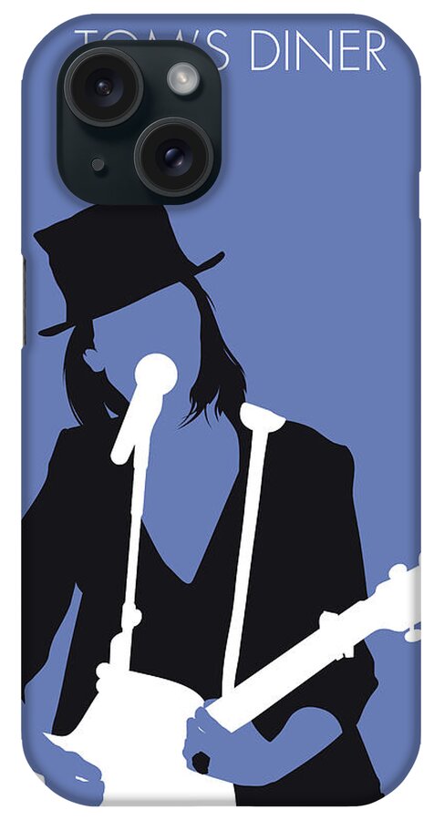 Suzanne iPhone Case featuring the digital art No298 MY Suzanne Vega Minimal Music poster by Chungkong Art