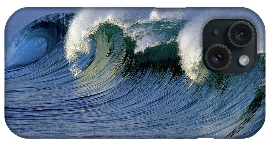 Scenics iPhone Case featuring the photograph North Shore Powerful Waves by Mitch Diamond