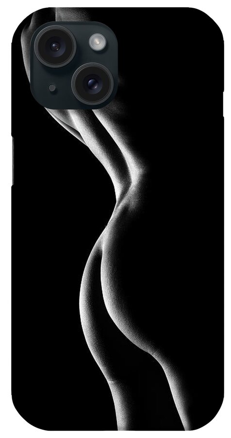Woman iPhone Case featuring the photograph Nude woman bodyscape 6 by Johan Swanepoel