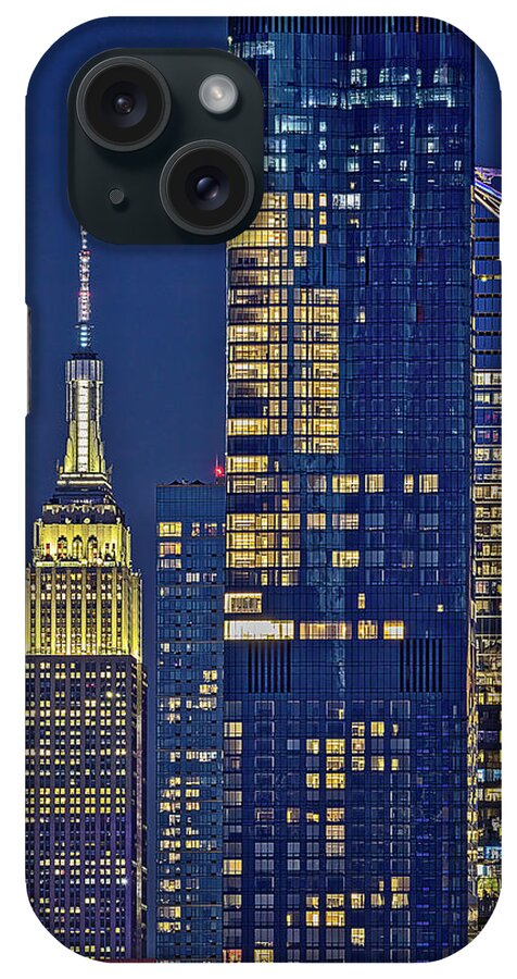 Nyc Skyline iPhone Case featuring the photograph NYC ESB Empire State Building by Susan Candelario