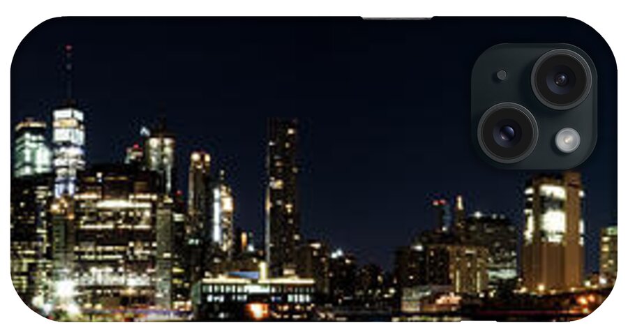 Cityscape iPhone Case featuring the photograph NYC Panorama by Marlo Horne
