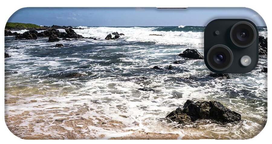 Oahu iPhone Case featuring the photograph Oahu Rocky Shores I by Bill Carson Photography