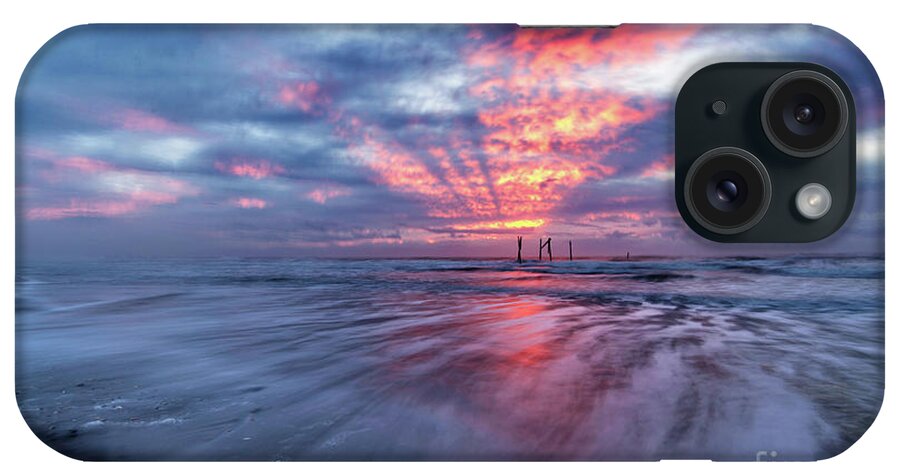 Sunrise iPhone Case featuring the photograph Ocean City Lights by DJA Images