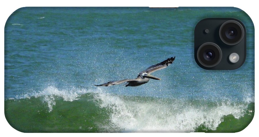 Pelicans iPhone Case featuring the photograph Ocean Flyer by Scott Cameron