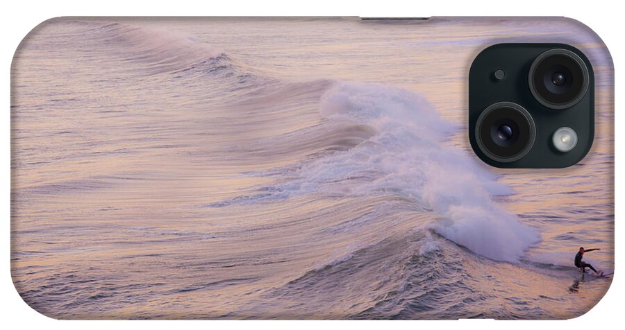 Surfer iPhone Case featuring the photograph Oceanside California Big Wave Surfing 621 by Catherine Walters