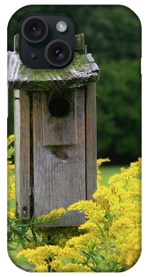 Bird House iPhone Case featuring the photograph Old Birdhouse by Patricia Overmoyer