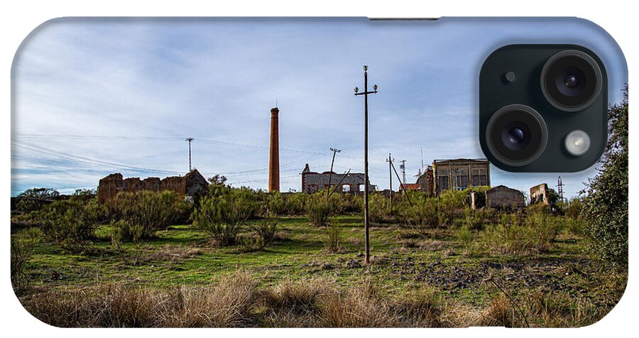 Industrias iPhone Case featuring the photograph Old Coal Mine With Electricity Creation Station by Cavan Images