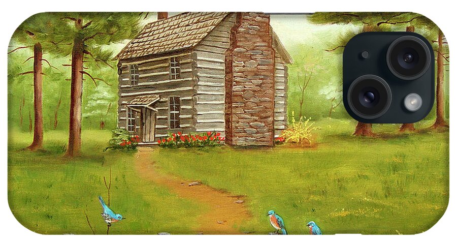 Old Hickory Tavern In The Spring iPhone Case featuring the painting Old Hickory Tavern In The Spring by Arie Reinhardt Taylor