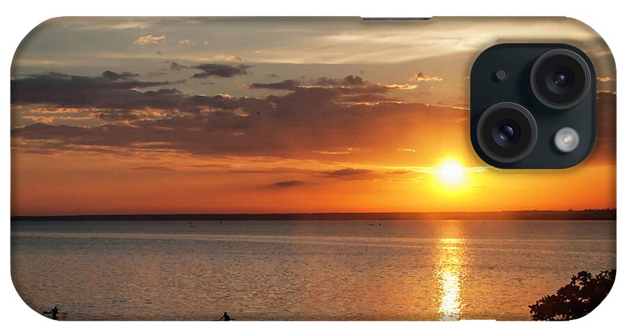 Tourism iPhone Case featuring the photograph On the Sea by Laura Hedien