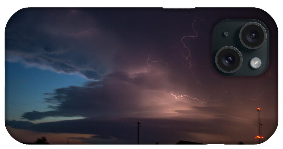 Nebraskasc iPhone Case featuring the photograph One Last Storm Chase of 2019 032 by Dale Kaminski