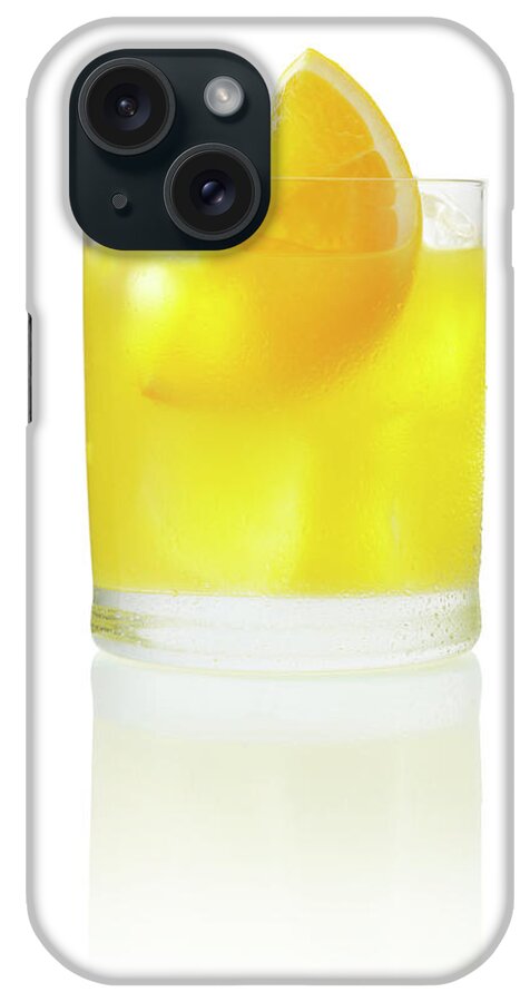 White Background iPhone Case featuring the photograph Orange Juice by Jeremy Hudson