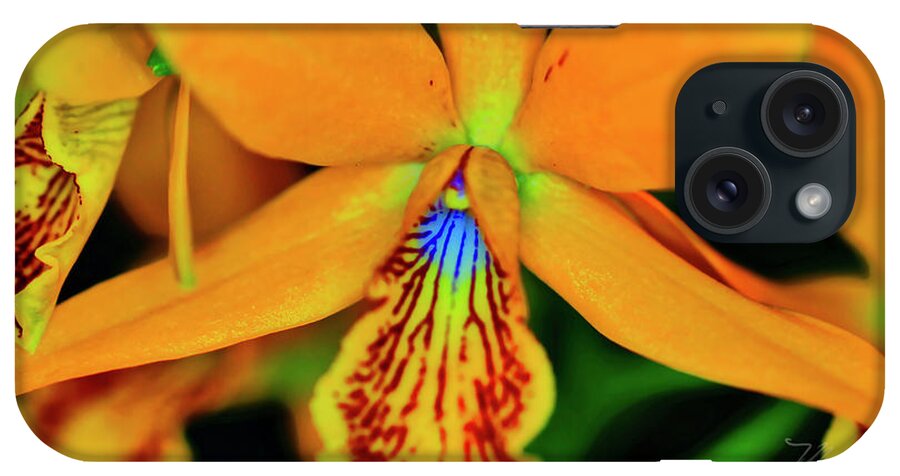 Orchid iPhone Case featuring the photograph Orchid Study Sixteen by Meta Gatschenberger