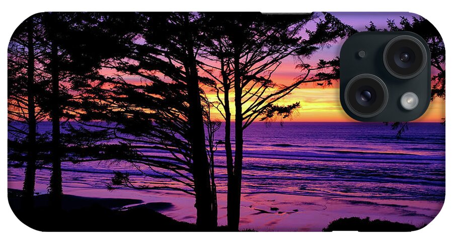 Oregon iPhone Case featuring the photograph Oregon Coast Sunset by Ron White