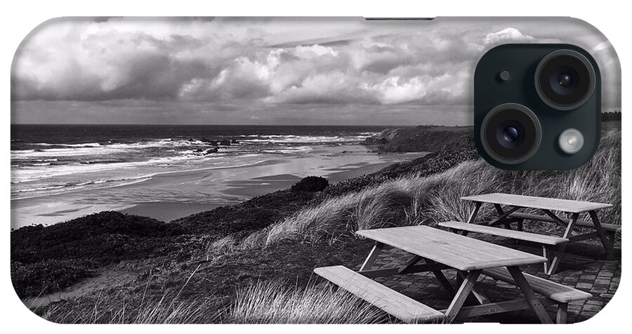 Oregon iPhone Case featuring the photograph Bandon Dunes by Jerry Abbott