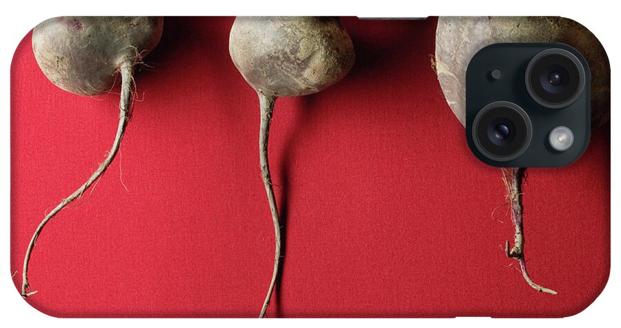 Sparse iPhone Case featuring the photograph Organic Beets by Monica Rodriguez