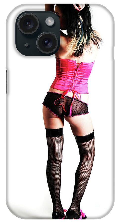 Girl iPhone Case featuring the photograph Over Here by Robert WK Clark