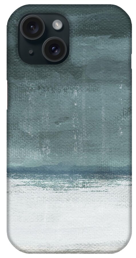 Beach iPhone Case featuring the mixed media Overcast 2- Art by Linda Woods by Linda Woods