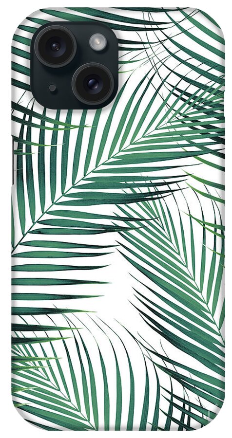Color iPhone Case featuring the photograph Palm Leaves - Green Cali Vibes #1 #tropical #decor #art by Anitas and Bellas Art