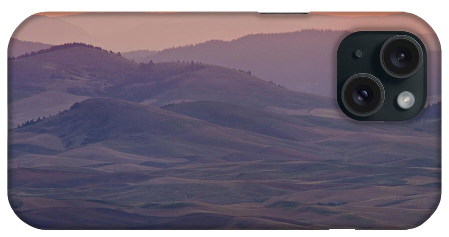 Scenics iPhone Case featuring the photograph Palouse Morning From Steptoe Butte by Donald E. Hall
