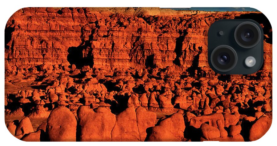 Dave Welling iPhone Case featuring the photograph Panorama Goblin Valley Utah by Dave Welling