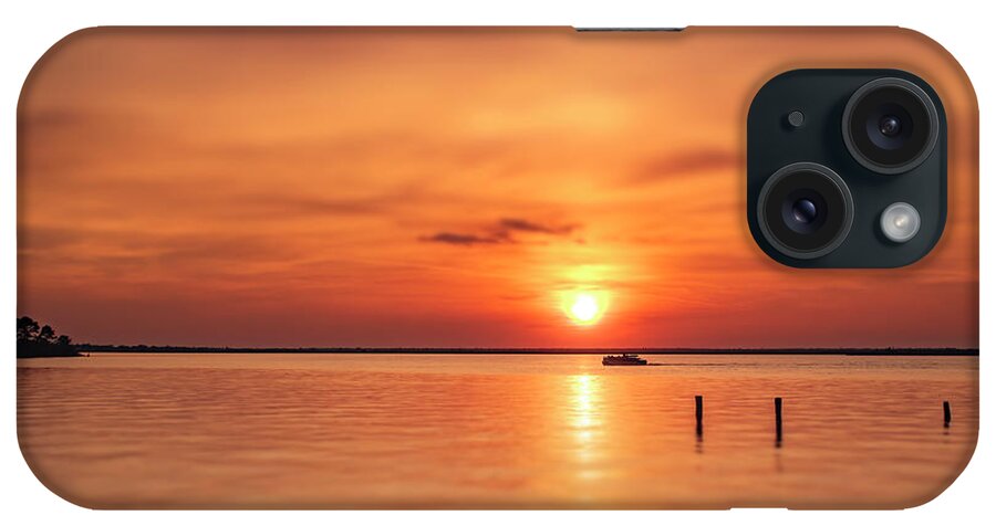 Barge iPhone Case featuring the photograph Party Barge Sunset by JASawyer Imaging