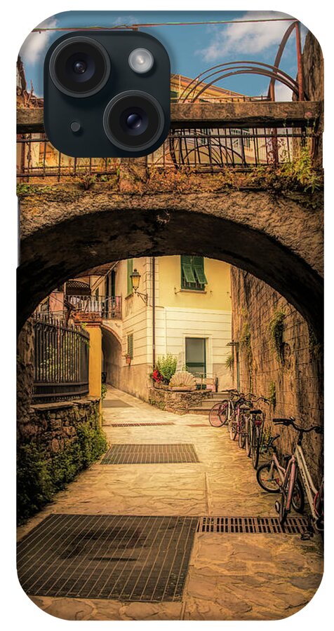 Monterosso iPhone Case featuring the photograph Passageway in Monterosso by Mick Burkey