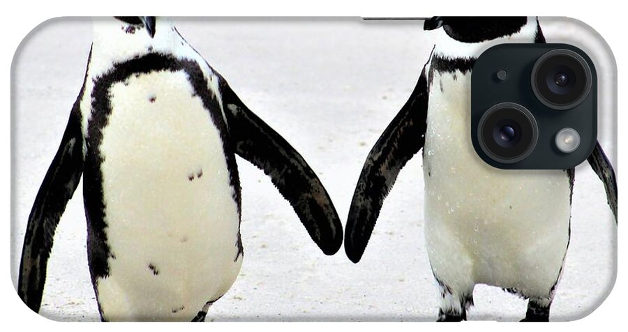 Penguins iPhone Case featuring the photograph Penguin Pair by FD Graham